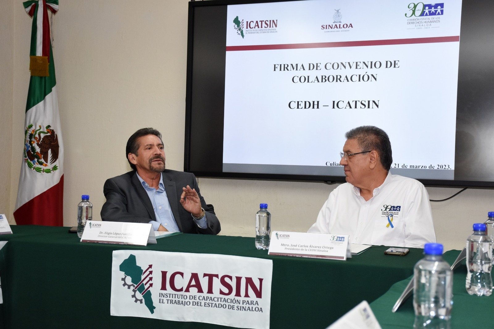 ICATSIN FIRMA CONVENIO DE COLABORACIÓN CON LA CEDH