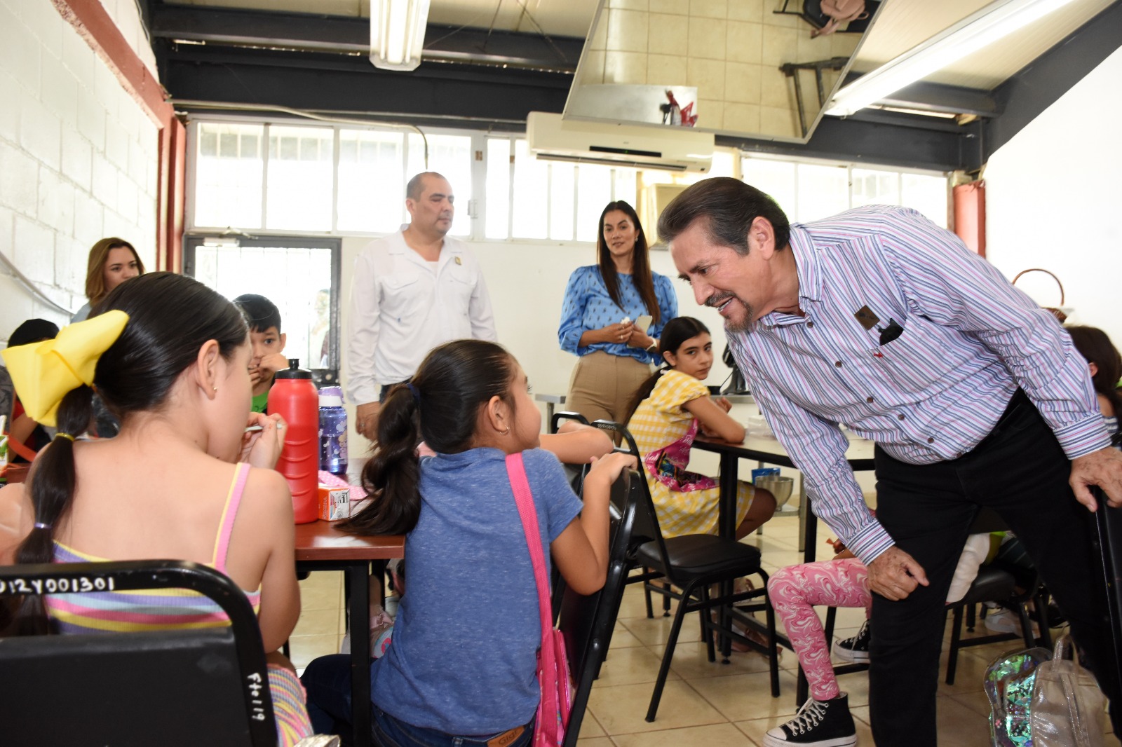 LÓPEZ PORTILLO SUPERVISA CURSOS DE VERANO PLANTEL EL FUERTE