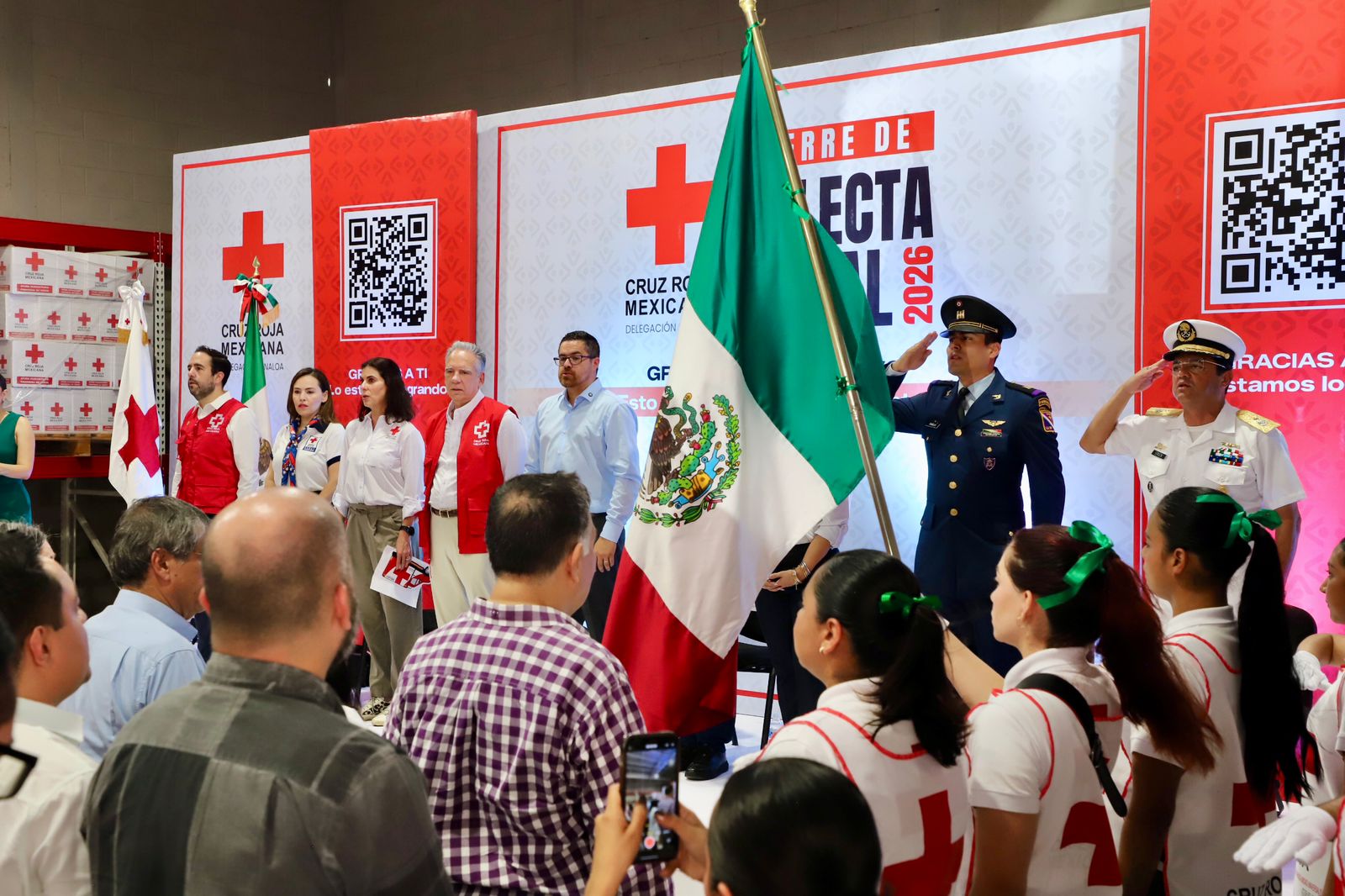 Nos sumamos al fortalecimiento de la Cruz Roja Mexicana en Sinaloa