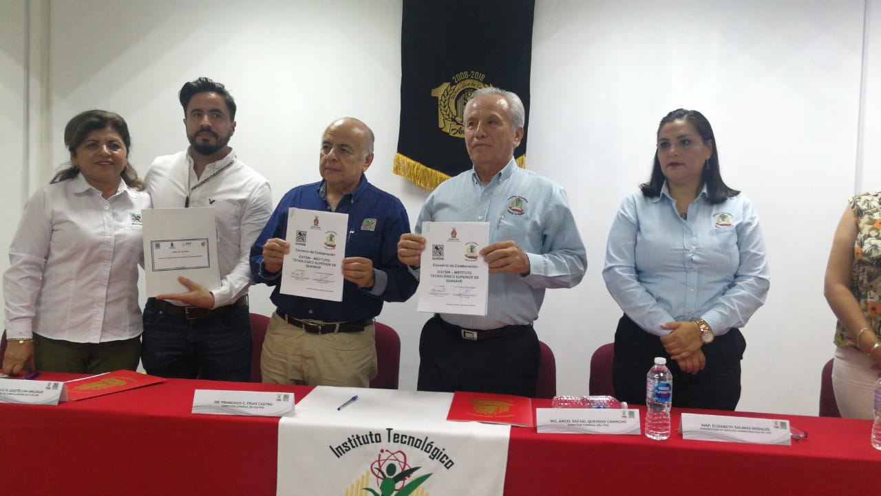 ICATSIN E INSTITUTO TECNOLÓGICO DE GUASAVE FIRMAN CONVENIO DE COLABORACIÓN