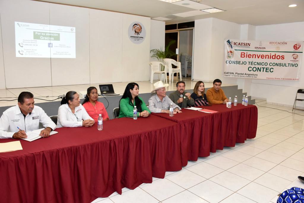 PLANTEL ICATSIN ANGOSTURA REALIZA CONSEJO TÉCNICO CONSULTIVO 