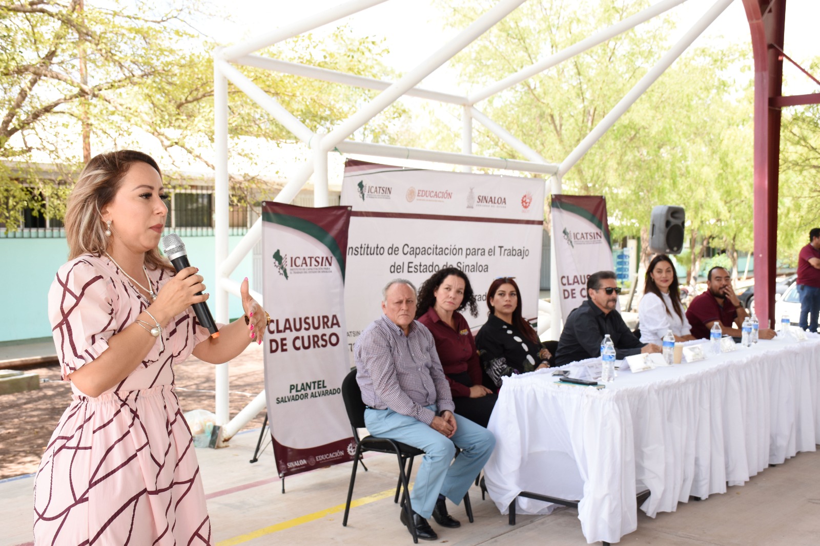 CLAUSURA ICATSIN 06 CURSOS EN SALVADOR ALVARADO