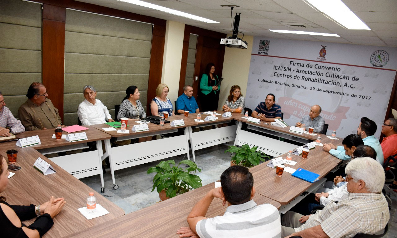 ICATSIN capacitará a 4 mil 400 integrantes de la Asociación Culiacán de Centros de Rehabilitación en 06 municipios