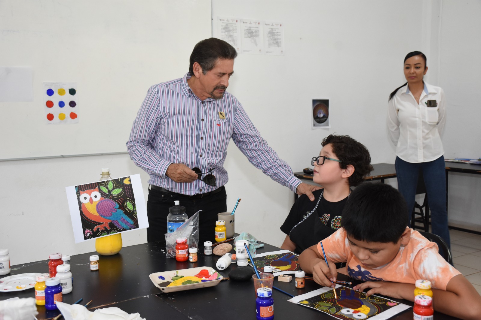LÓPEZ PORTILLO SUPERVISA CURSOS DE VERANO PLANTEL EL FUERTE