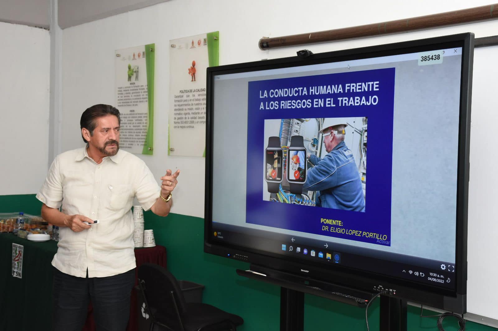 PERSONAL DE ICATSIN DE 04 PLANTELES RECIBE CAPACITACIÓN EN “CONDUCTA HUMANA Y LOS RIESGOS DE TRABAJO”