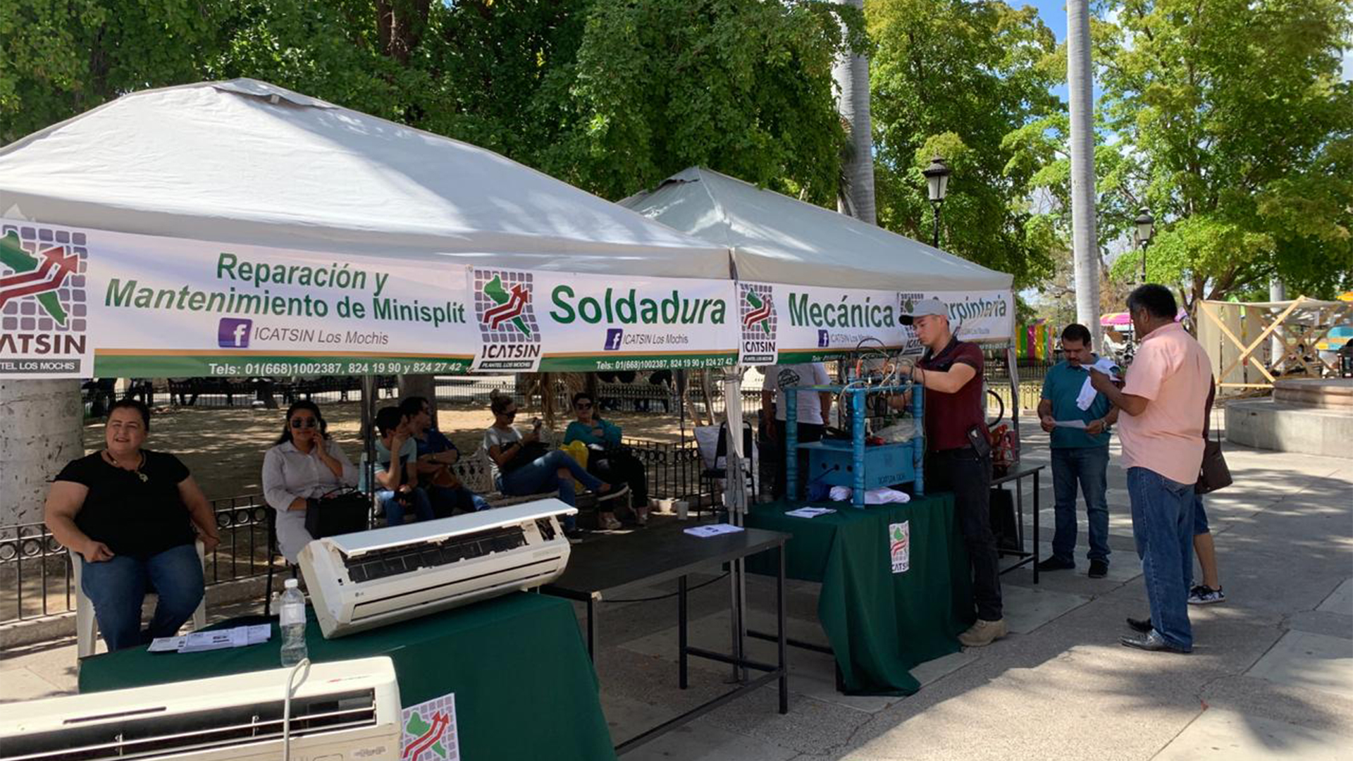 ICATSIN Los Mochis realiza la expo feria Capacítate y Emprende 2019