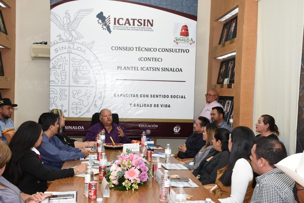 PLANTEL  ICATSIN SINALOA REALIZA CONSEJO TÉCNICO CONSULTIVO