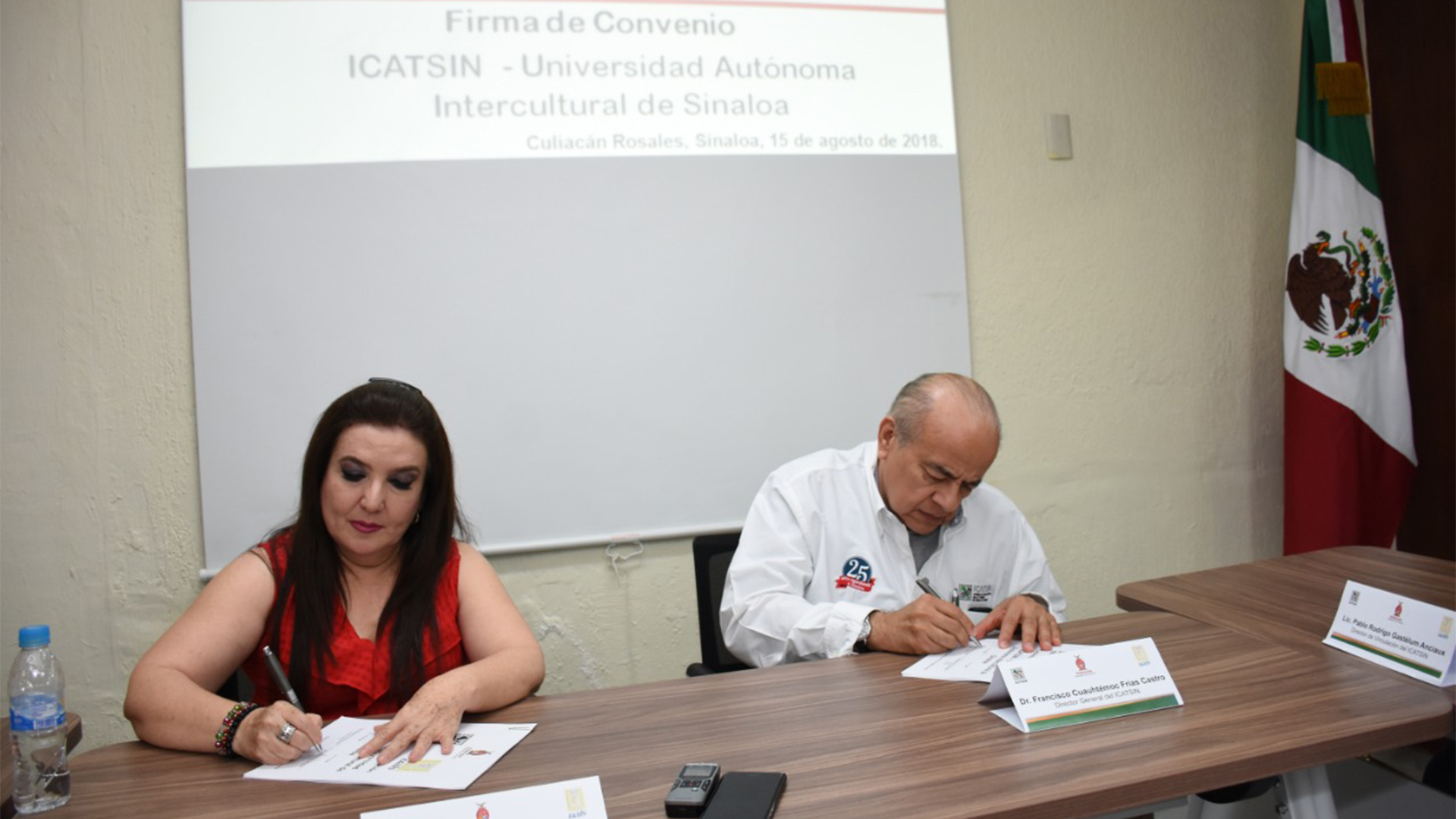 ICATSIN y UAIS firman convenio de colaboración