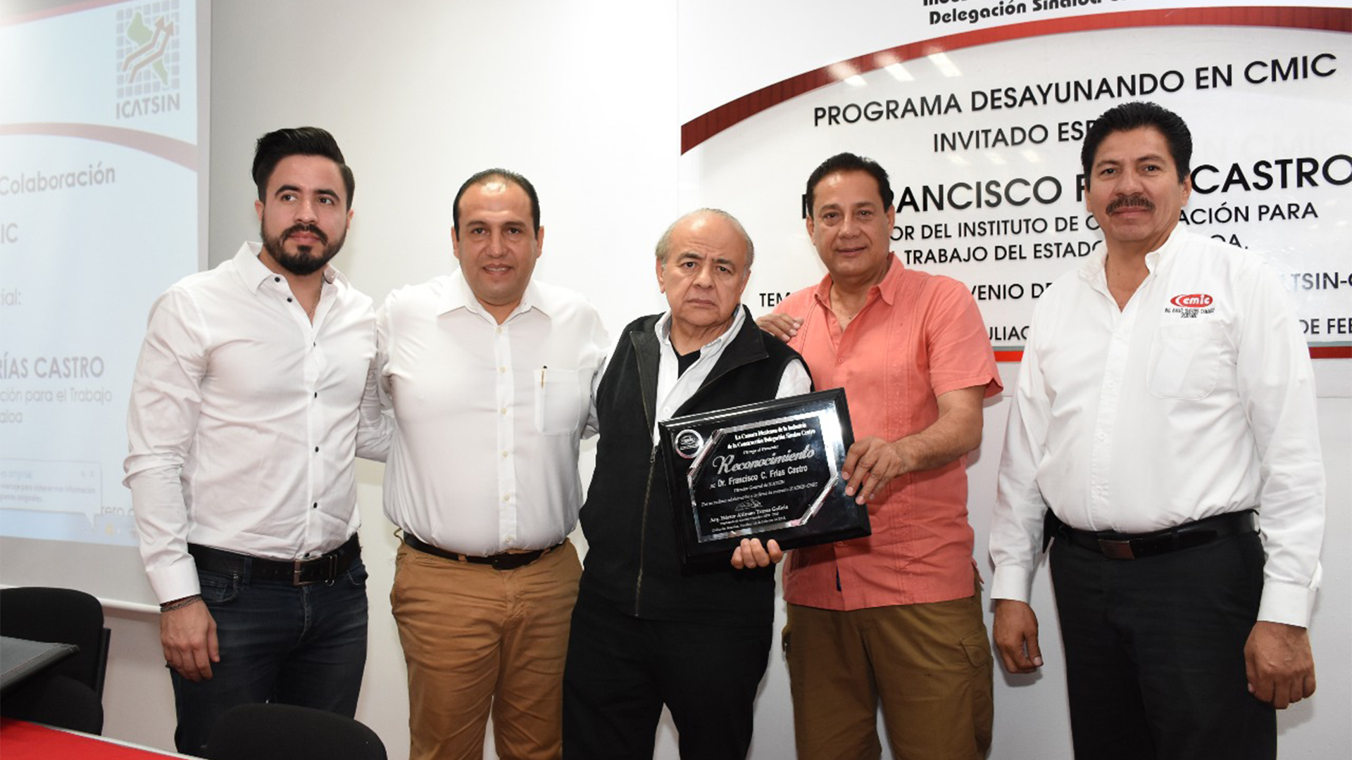Firman Convenio de Colaboración ICATSIN y CMIC