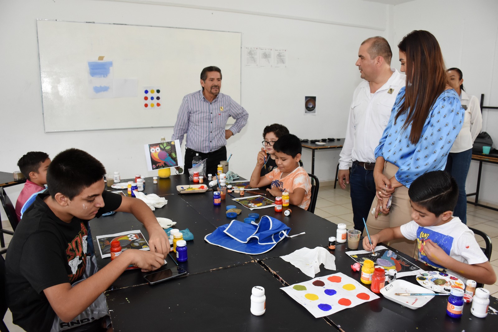 LÓPEZ PORTILLO SUPERVISA CURSOS DE VERANO PLANTEL EL FUERTE