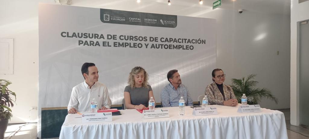 ICATSIN Y H. AYUNTAMIENTO DE CULIACÁN CONCLUYEN ENTREGAN CONSTANCIAS DE CAPACITACIÓN