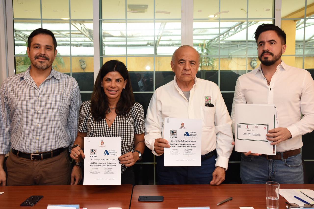 ICATSIN Y LA JUNTA DE ASISTENCIA PRIVADA SINALOA UNEN ESFUERZOS