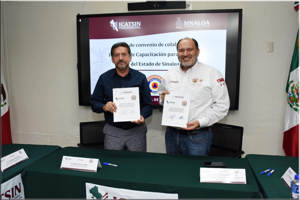 ICATSIN y Protección Civil suman esfuerzos en capacitación