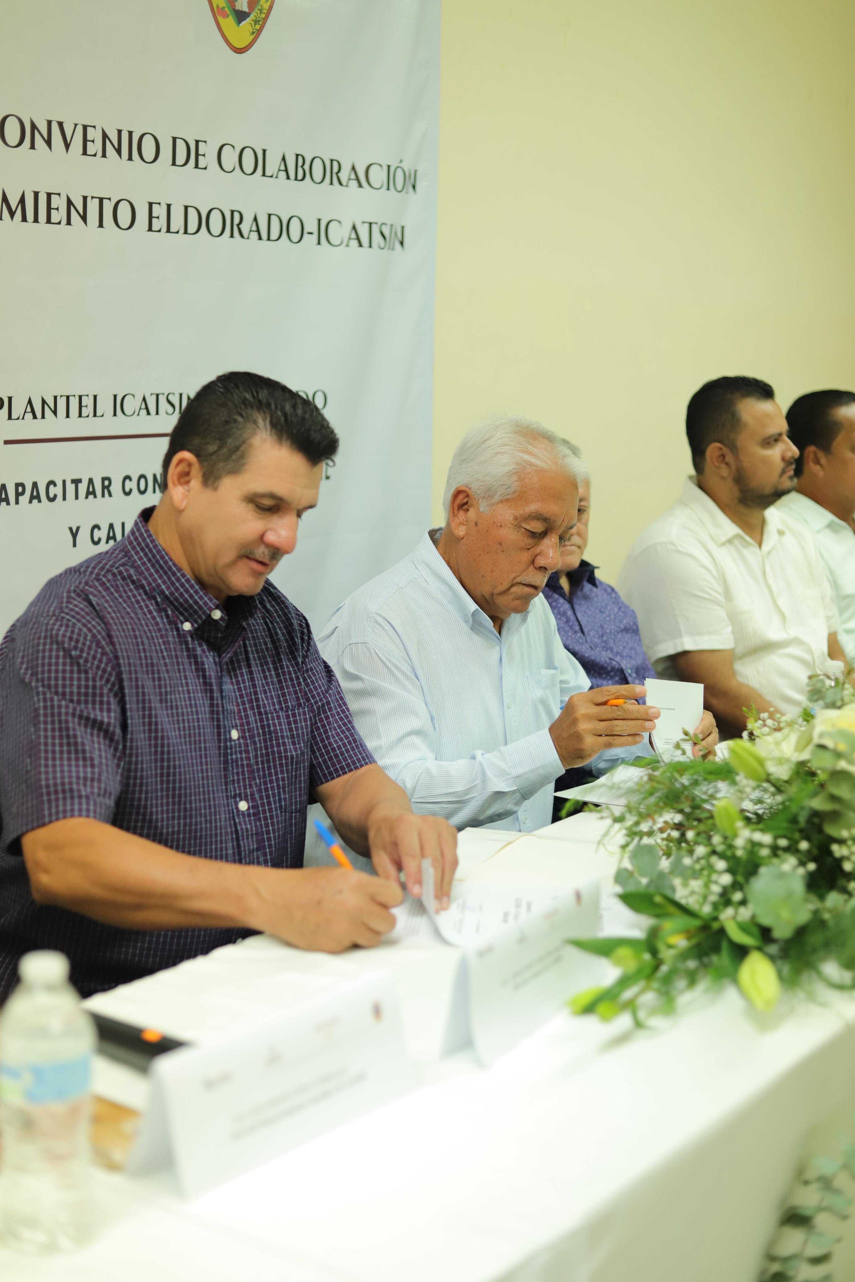  ICATSIN FIRMA ALIANZA CON EL AYUNTAMIENTO DE ELDORADO