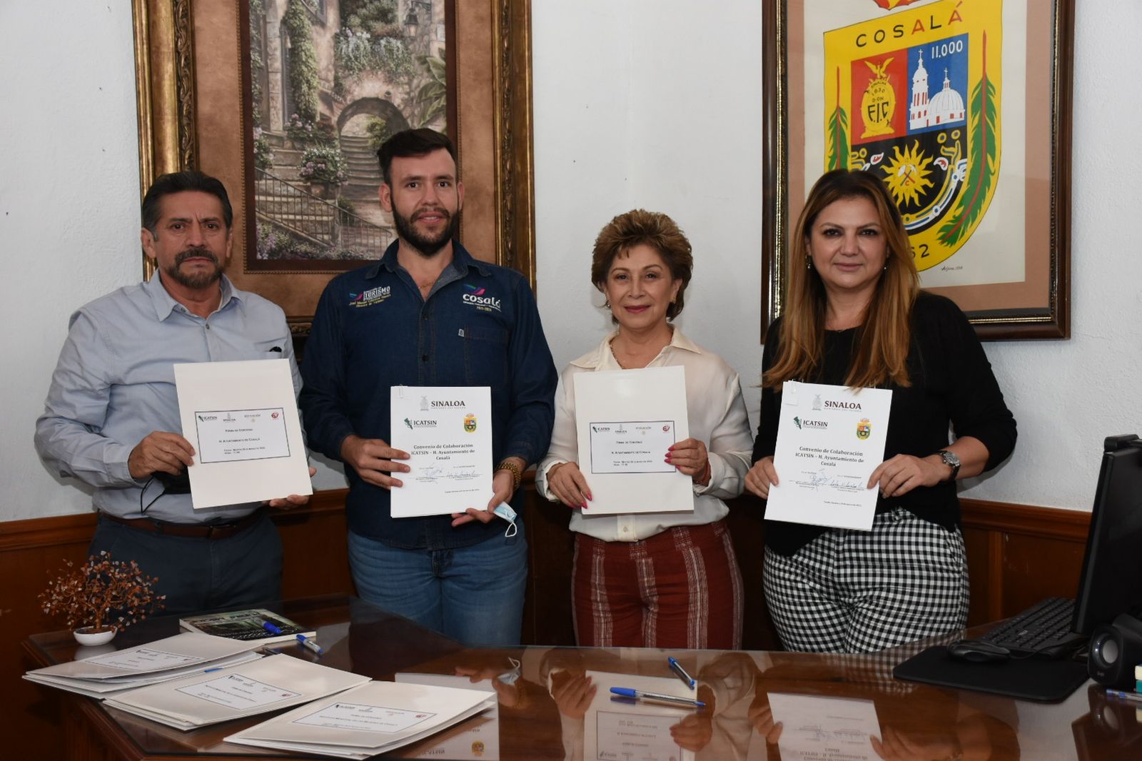 ICATSIN refrenda compromiso de capacitación con Cosalá y San Ignacio