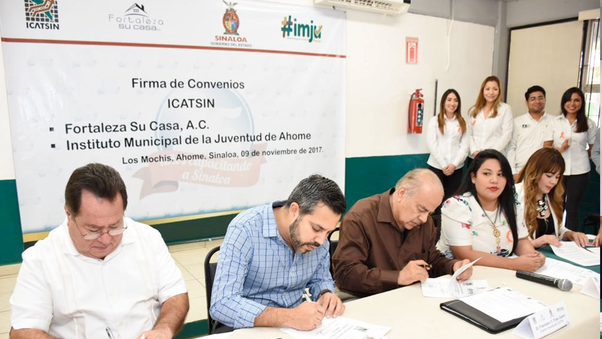 ICATSIN firma tres convenios de colaboración en Los Mochis