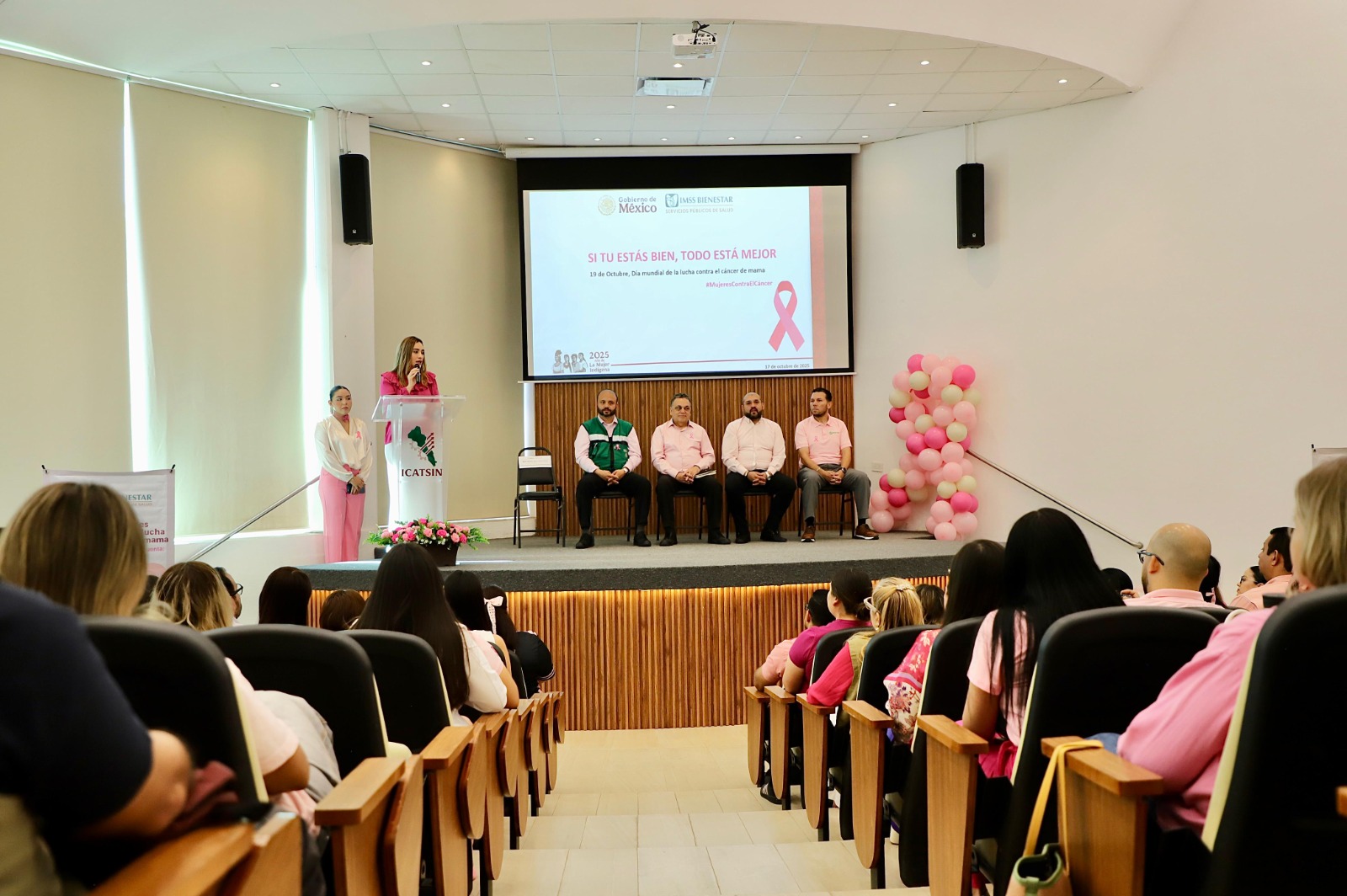 ICATSIN PARTICIPA EN LA CONFERENCIA “SI TÚ ESTÁS BIEN, TODO ESTÁ MEJOR”, SOBRE EL CÁNCER DE MAMA