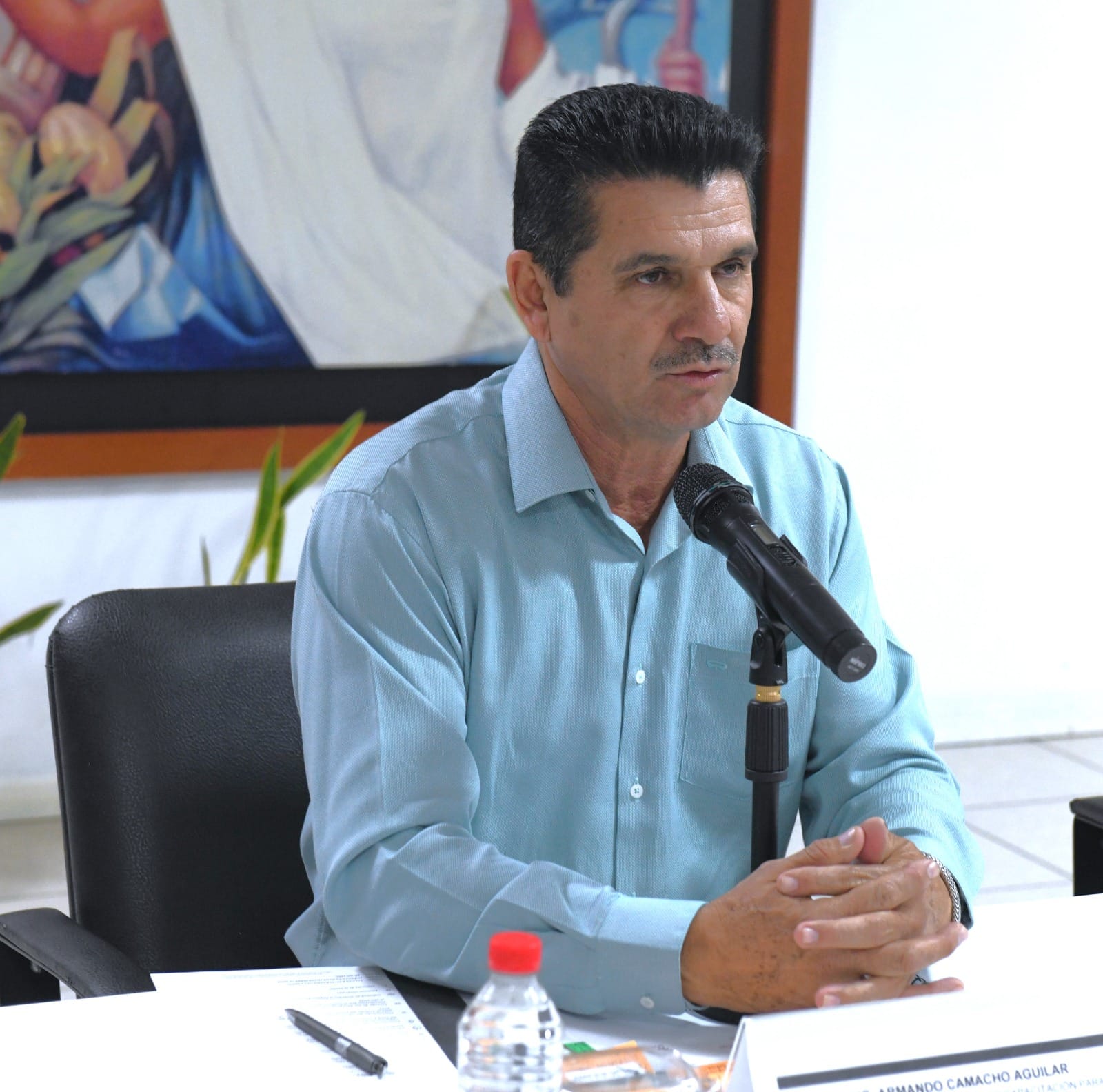 CAMACHO AGUILAR SOSTIENE SESIÓN DE LA H. JUNTA DIRECTIVA DEL ICATSIN