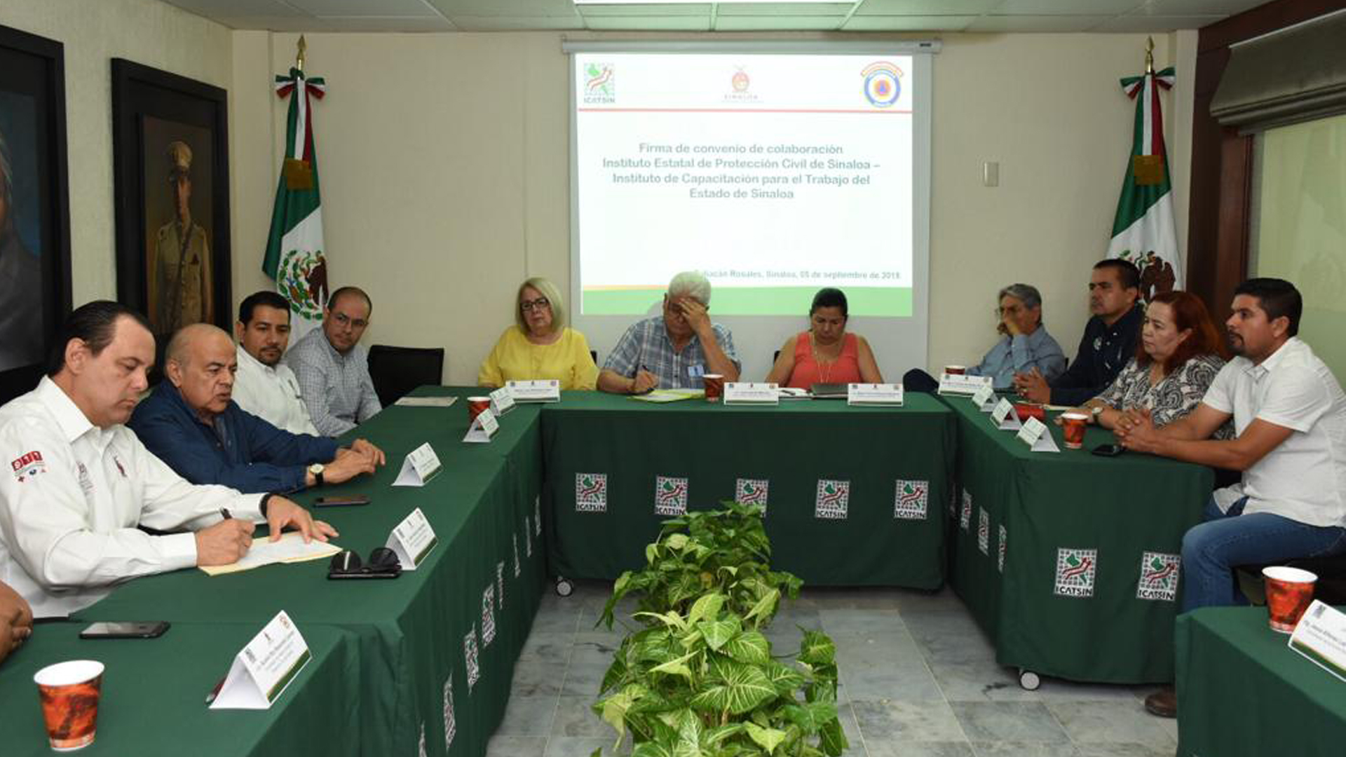 ICATSIN y Protección Civil Estatal firman convenio de colaboración