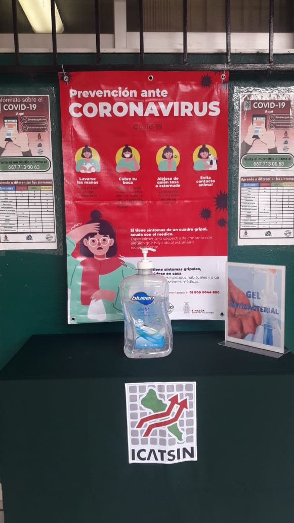 ICATSIN INSTALA COMITÉ DE CONTROL SANITARIO EN PLANTELES Y ACCIONES MÓVILES.