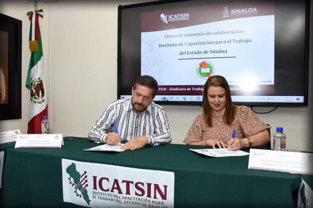ICATSIN Y STASE FIRMAN CONVENIO DE COLABORACIÓN EN BENEFICIO DEL PERSONAL AGREMIADO AL SERVICIO DEL ESTADO