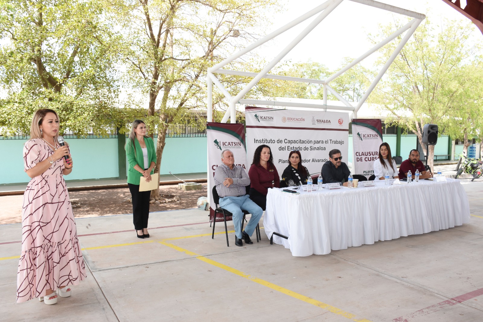 CLAUSURA ICATSIN 06 CURSOS EN SALVADOR ALVARADO
