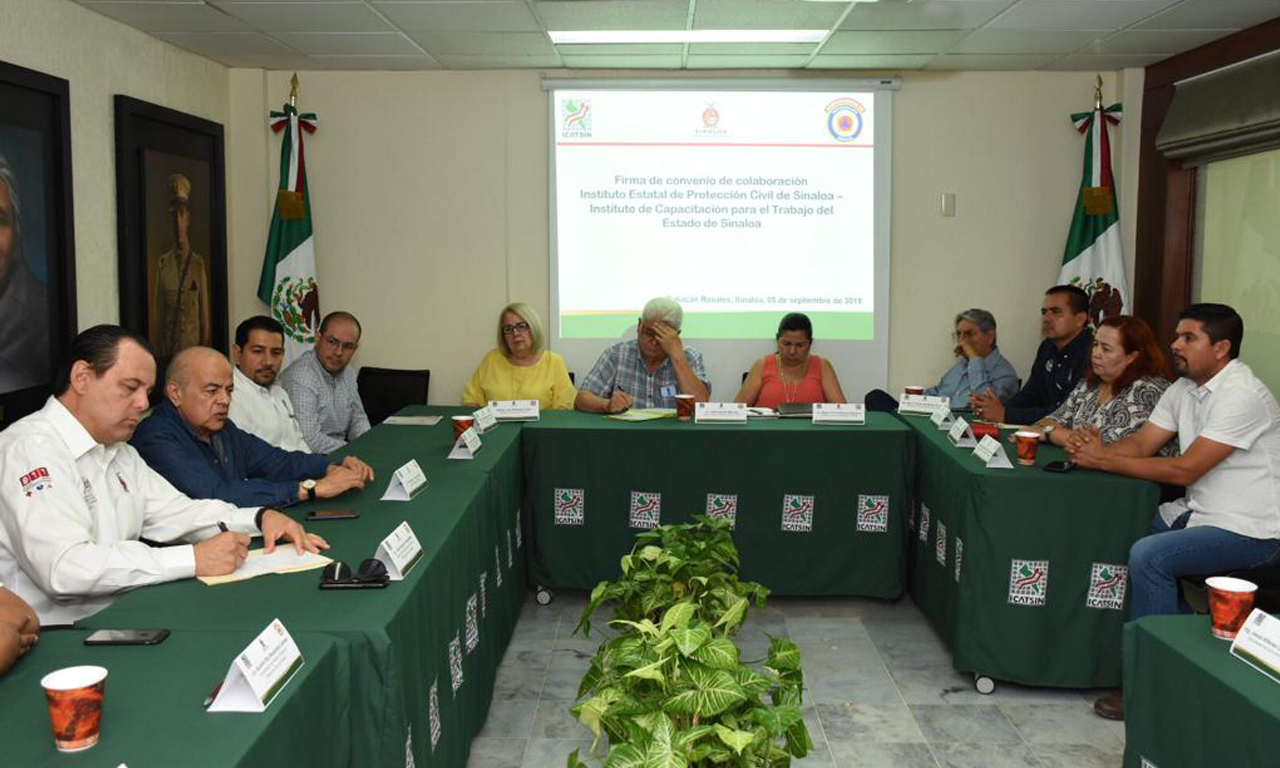 ICATSIN y Protección Civil Estatal firman convenio de colaboración